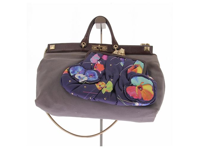 Sac à main Marc Jacobs en cuir gris