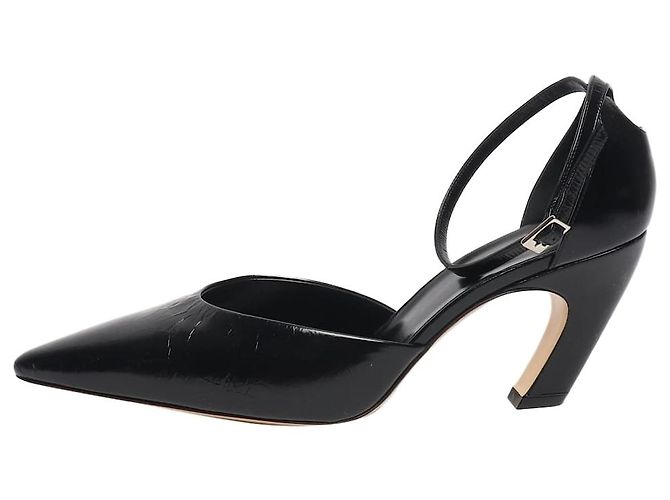 Autre Marque Schwarze Victoria Lederpumps - Größe EU 42