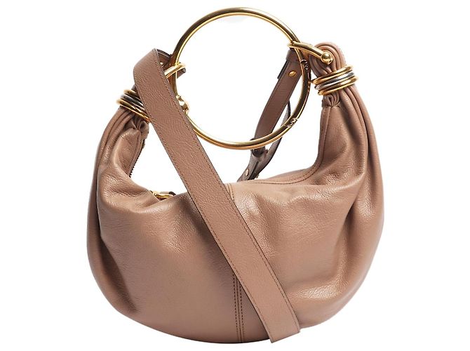 Chloé Borsa in pelle con bracciale neutro