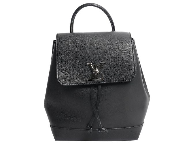 Louis Vuitton Black 2016 Lockme backpack