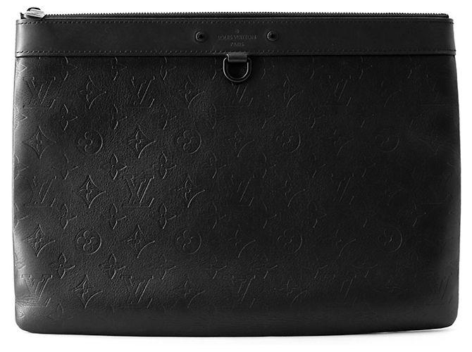 Louis Vuitton Monogram Shadow Pochette Discovery Clutch Bag