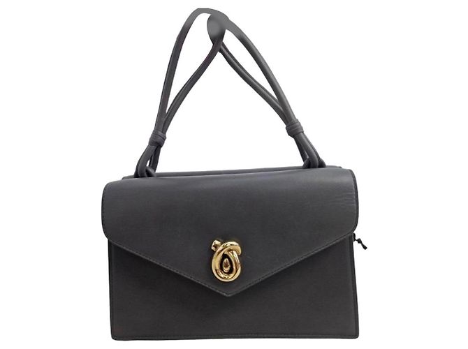 Bottega Veneta Bolsa de couro cinza