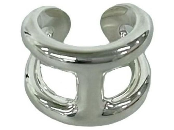 Hermès Osmo's GM Band Ring HERMES Silber