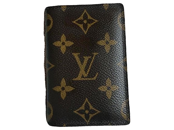 Louis Vuitton Monogram Card Holder Brown
