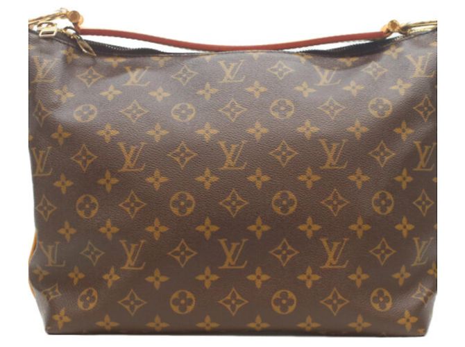 Sac à épaule Louis Vuitton Monogram Suli PM Marron
