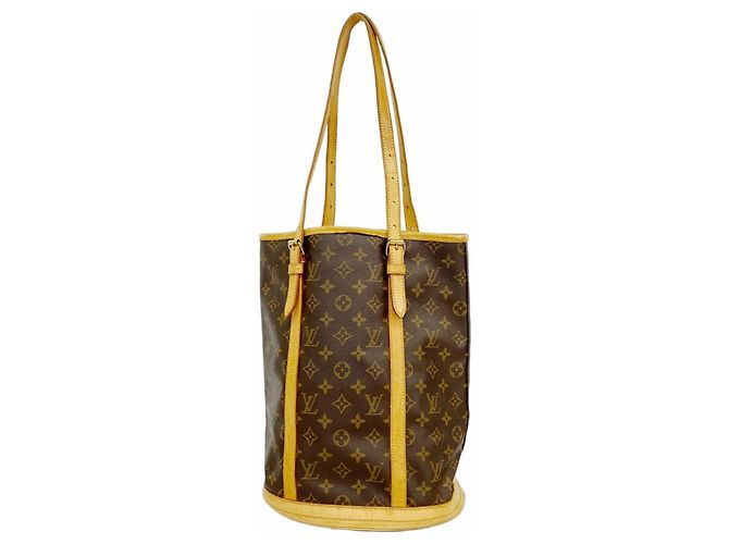 Borsa Tote Louis Vuitton Monogram Bucket GM Marrone