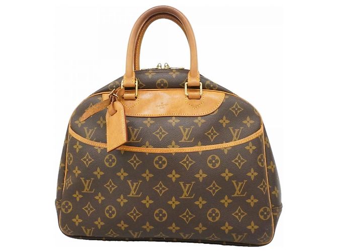 Borsa Louis Vuitton Monogram Deauville Marrone