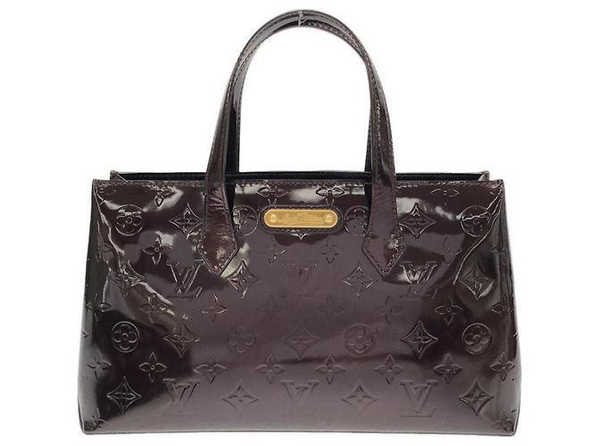 Sac à main Louis Vuitton Vernis Wilshire PM Bordeaux