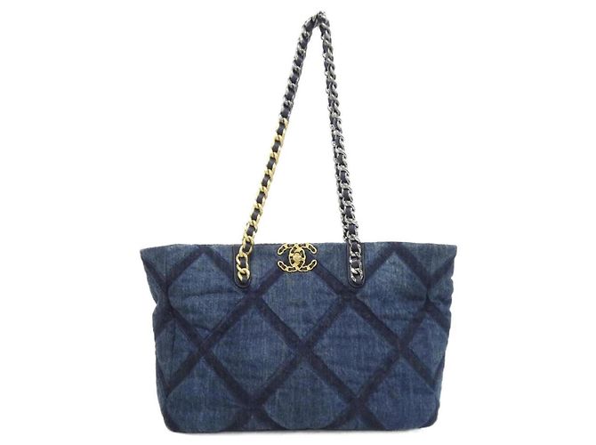 Borsa Chanel 19 AS3660 Blu
