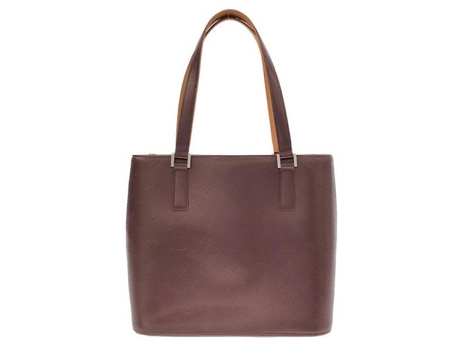 Bolsa de Ombro Louis Vuitton Monogram Matte Stockton Roxo