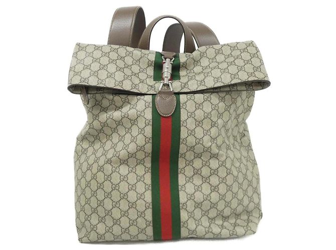 Gucci JACKIE 1961 771344 FACTA Backpack Brown Beige