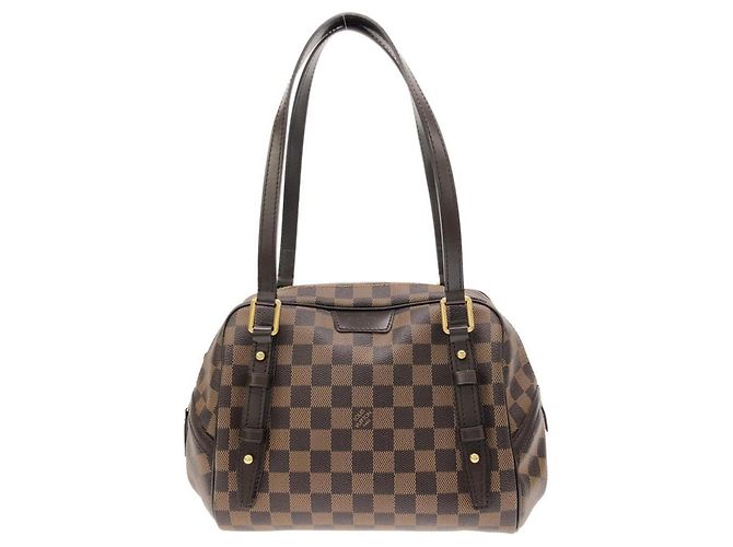 Bolsa de Ombro Louis Vuitton Damier Rivington PM Damier ebene