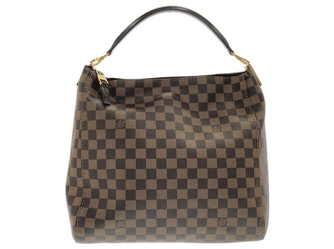Bolsa de Ombro Louis Vuitton Damier Portobello PM Damier ebene