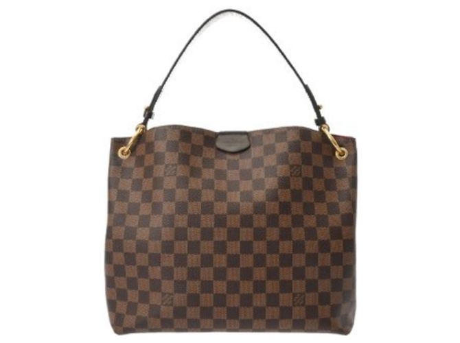 Bolsa de Ombro Louis Vuitton Damier Graceful PM Marrom