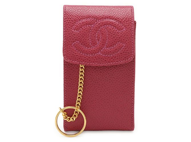 CHANEL Coco Mark Pink Cigarette Case