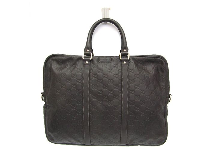 Gucci Guccissima Leather Briefcase