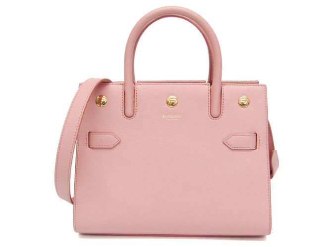 Borsa Burberry in pelle rosa