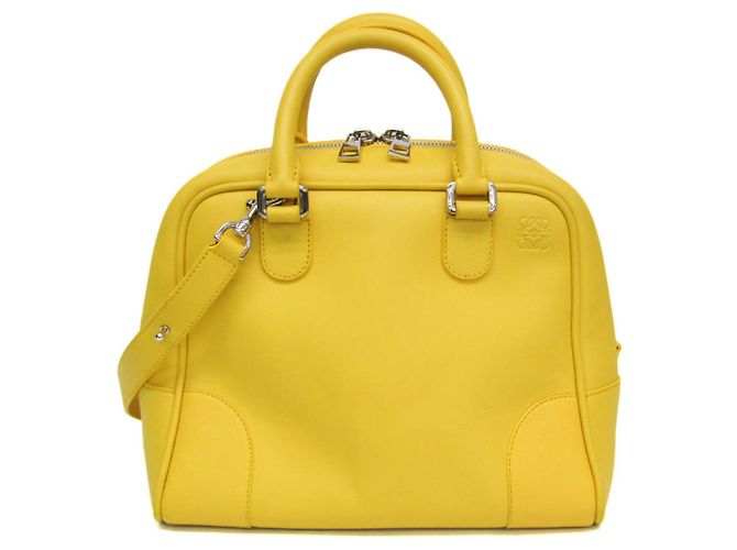 Borsa Loewe Amazona 75 Medium Giallo 