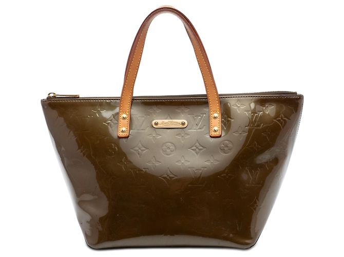 Louis Vuitton Marrom Monogram Vernis Bellevue PM