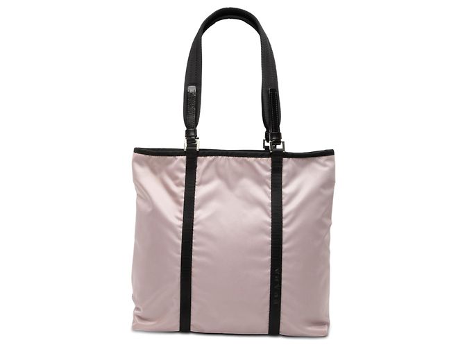 Tote in Tessuto rosa Prada