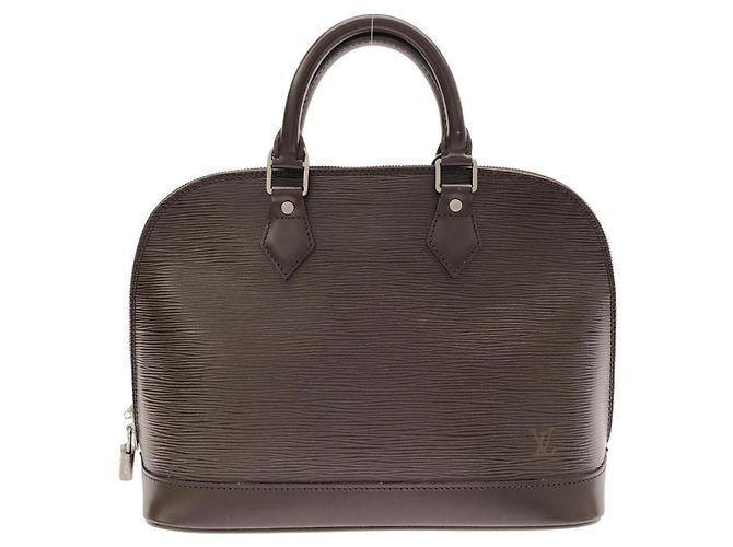 Bolsa Louis Vuitton Epi Alma PM Marrom