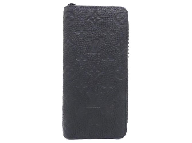 Cartera Zippy en Taurillon Monogram Louis Vuitton Negro