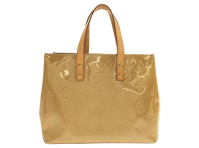 Bolsa Louis Vuitton Vernis Lead PM M91334 Bege