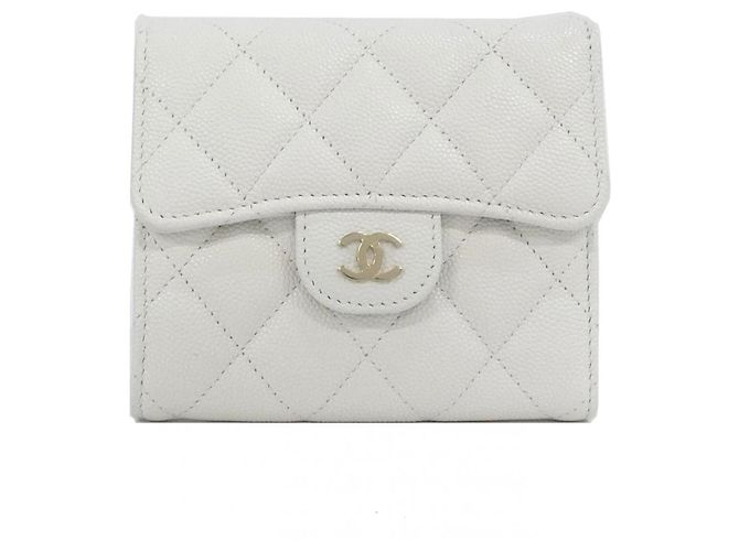 Chanel Timeless Classic Line AP0231 Wallet White