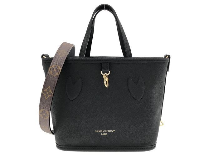 Bolsa Louis Vuitton Monogram Neverfull Inside Out BB Marrom Preto Monograma