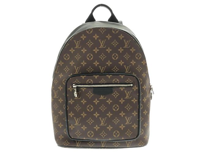 Zaino Louis Vuitton Monogram Macassar Josh M45349 Marrone