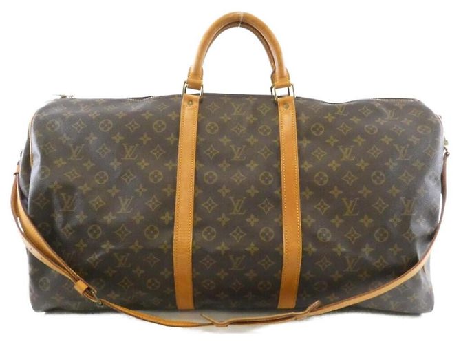 Louis Vuitton Monogram Keepall Bandoulière 60cm Marron Monogramme
