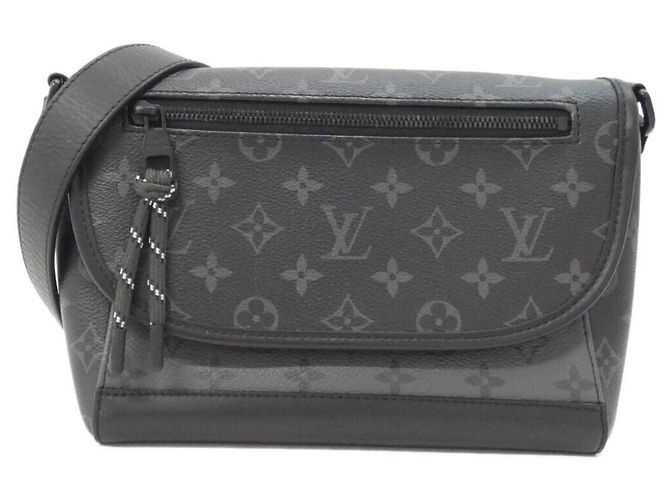 Sac Messenger Louis Vuitton Monogram Eclipse Reverse Pulse Noir Gris Monogramme