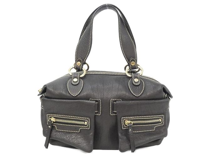 Bulgari Borsa in pelle nera Bvlgari Nero