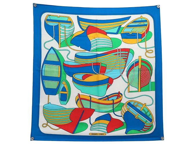 Hermès FULAR IN SETA HERMES THALASSA PIERRE PERON CARRÉ 90 MULTICOLORE 