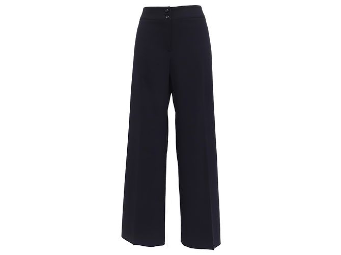 Giorgio Armani Armani Collezioni Hose aus schwarzem Polyamid