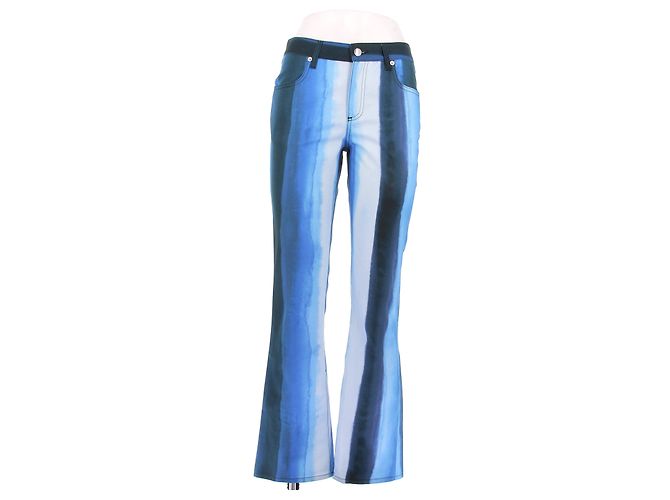 Pantalones Marni azules de algodón Talla 38
