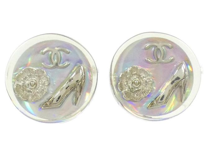 Timeless Orecchini Chanel Vintage Argento 