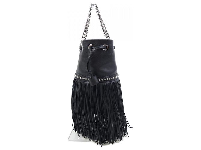 Autre Marque Mini sac Fringe Carnival J&M DAVIDSON Noir