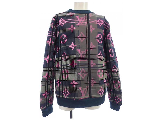 Louis Vuitton Sweatshirt Braun Pink Grün