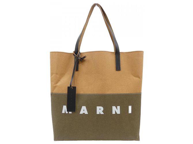 Borsa Marni Marrone Cachi 