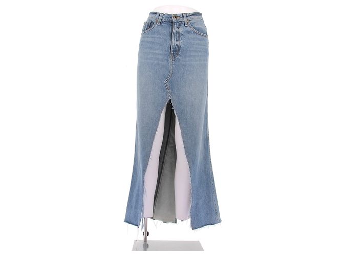 Gonna in denim blu Khaite