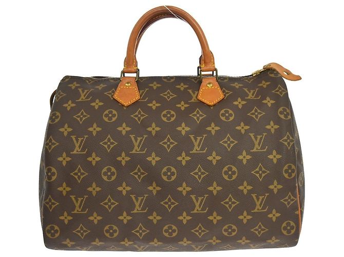 Louis Vuitton Speedy Monogram Canvas 35 Marron