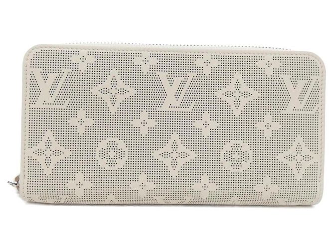 Louis Vuitton Mahina Reverse Zippy Wallet M83029 Beige