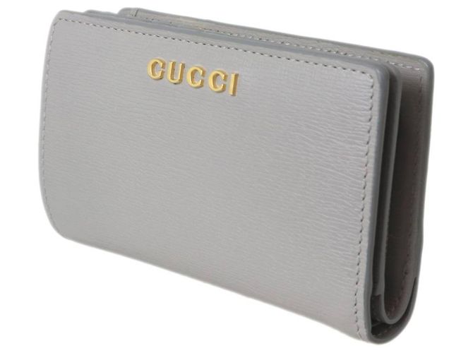 Gucci Bi-Fold Wallet Hellgrau