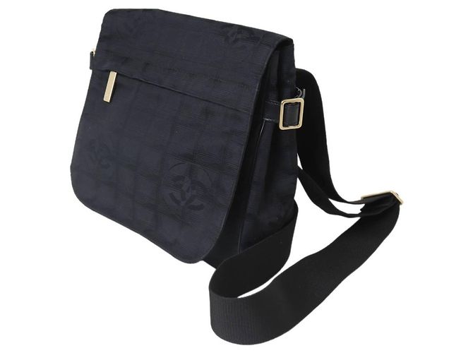 Borsa a tracolla Chanel nera - New Travel Line Nero