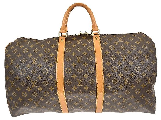 Louis Vuitton Keepall Monogram Canvas 55 Marrom