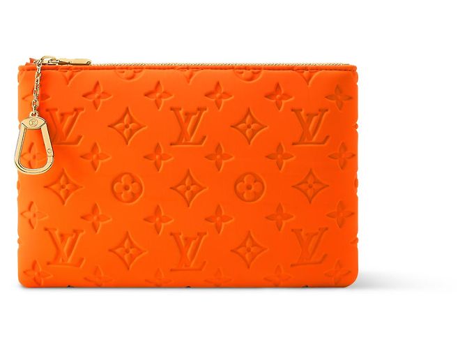 Louis Vuitton Monogram Pouch M Orange California Naranja