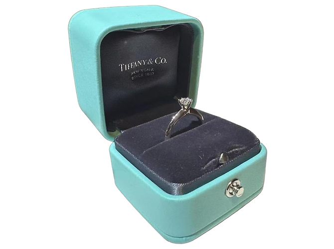 Anillo de compromiso Tiffany & Co. Diamante 0,26 quilates Plata