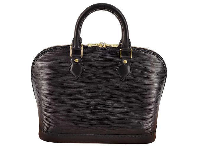 Sac Alma Moon Louis Vuitton en toile Monogram Noir