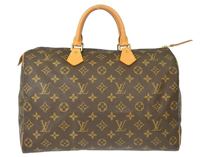 Louis Vuitton Speedy Monogram Canvas 35 Brown